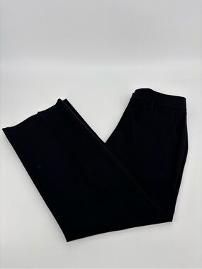 Ann Taylor Dress Pants Women's 8 Black Rayon Spandex Stretch Trouser Work Career